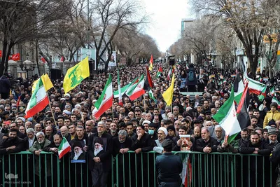 راهپیمایی مردم تبریز در محکومیت جنایت تروریستی کرمان‎