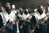 فیلم | رژه بانوان جان‌فدا در شاهدیه