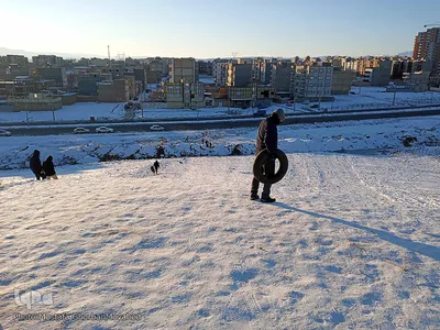 طبیعت زمستانی و روزهای سرد شهرستان اهر