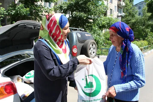 Акция «Корзина Рамадана» в Саратове