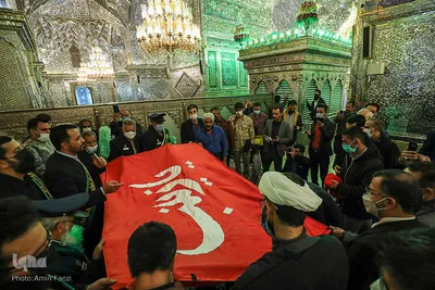 حضور خدام حرم حضرت زینب (س) در حرم مطهر شاهچراغ (ع‎‎)