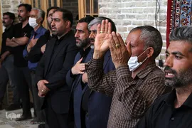 آیین سنتی عزاداری هیآت مذهبی در مسجد آخوند ملا اسماعیل شهرستان یزد