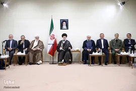 دیدار رئیس‌جمهور و اعضای هیئت دولت با رهبر معظم انقلاب