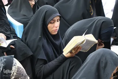مراسم دعای عرفه در امامزاده طاهر(ع) کرج