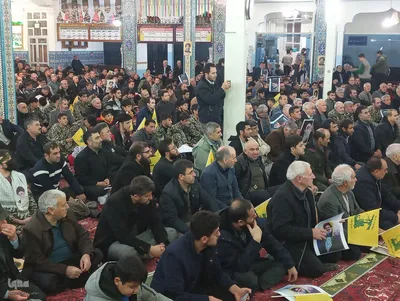 مراسم بزرگداشت شهدای مقاومت در شهرستان اهر