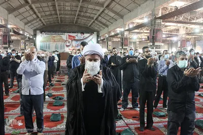 اولین نماز جمعه اهواز بعد از شیوع کرونا