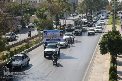 استقبال از دو شهید دفاع مقدس در شیراز