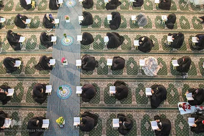 مراسم جز خوانی در حرم حضرت عبدالعظیم حسنی