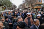استقبال مردم اهر از پیکر پاک و مطهر شهید گمنام ۸ سال دفاع مقدس