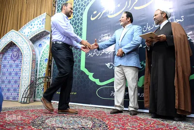 محمد سیلاوی دارنده  رتیه عالی در رشته حفظ ۱۰ جزء قرآن در مسابقات سراسری قرآن کریم