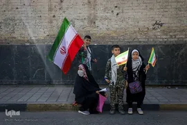 تشییع شهید گمنام با حضور دانش‌آموزان در اهواز