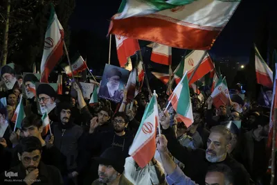 تجمع دانشجویان دانشگاه شیراز در حمایت از ایران مقتدر