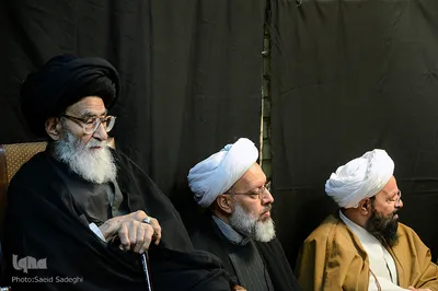 مراسم عزاداری شهادت حضرت فاطمه (س) در بیت امام جمعه تبریز