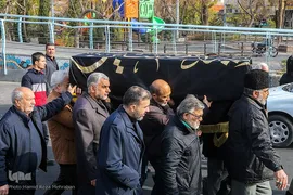 تشییع پیکر «حاج احمد فیاض» پیرغلام اهل‌بیت(ع)