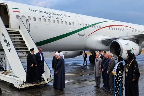 رئیس‌جمهور وارد کردستان شد