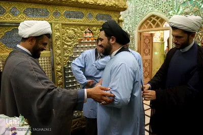مراسم غبارروبی حرم مطهر امامزاده حسن حسنی(ع)