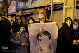 مراسم خاکسپاری و تشیع پیکر شهید «حسین فغانی»
