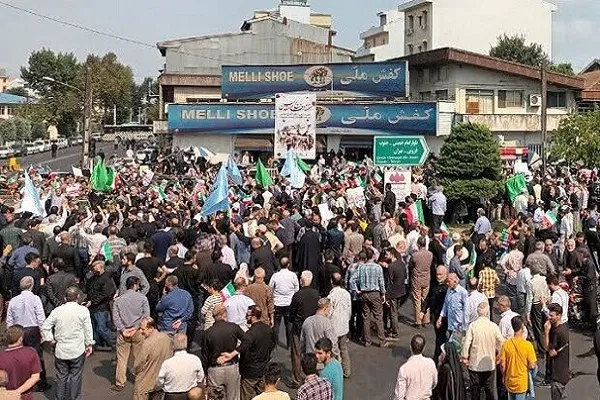 راهپیمایی گیلانیان در محکومیت حرکات هنجارشکنانه اخیر + عکس