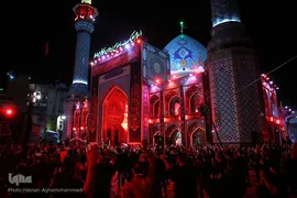 مراسم سوگواری شب هشتم محرم در آستان مقدس امامزاده صالح(ع) تجریش