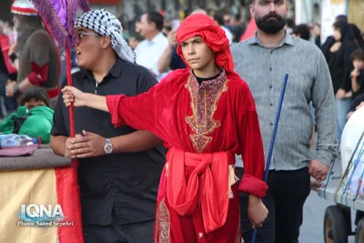 مراسم جاماندگان اربعین حسینی در ملایر