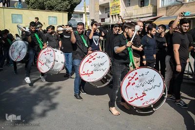 مراسم عزاداری ظهر عاشورا در قزوین