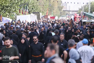 مراسم آیینی جاماندگان اربعین حسینی درتهران