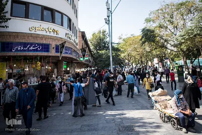 بازار تهران در روزهای آغازین موج سوم کرونا