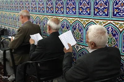 مراسم پرفیض دعای عرفه در شهرستان اهر