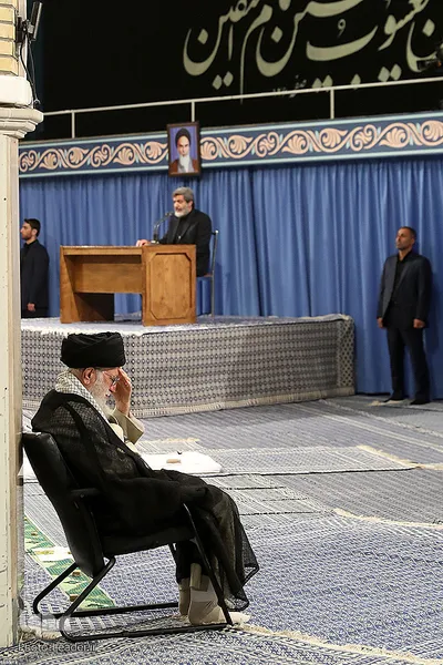 مراسم سوگواری سالروز شهادت امام علی(ع) در حضور رهبر معظم انقلاب