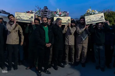 استقبال از ۶ شهید گمنام در کرج