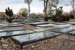 پاییز در قبرستان قدیمی زنجان