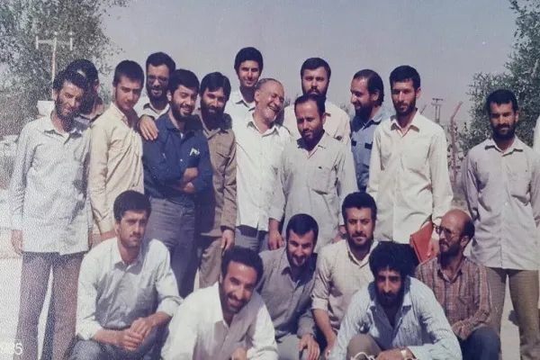 تصویری کمتر دیده شده از استادان قرآنی در سال 64