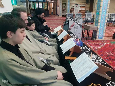 محفل جزء خوانی قرآن کریم در اهر