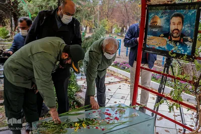 مراسم غبارروبی گلزار شهدای مدافع حرم در شیراز‎‎