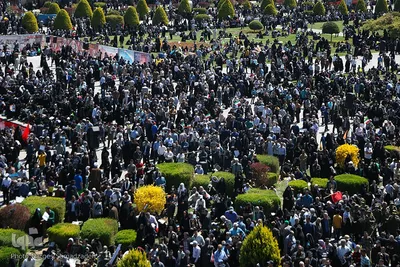 مراسم راهپیمایی روز جهانی قدس در میدان امام (ره) اصفهان