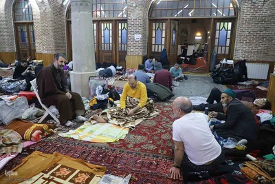 مراسم معنوی اعتکاف در تبریز