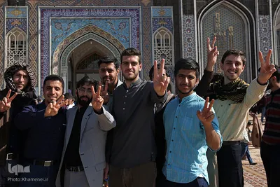 حضور و سخنرانی رهبر انقلاب در حرم مطهر رضوی
