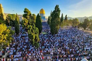 دعوت فلسطینیان به حضور در مسجدالاقصی و مقابله با یهودی‌سازی