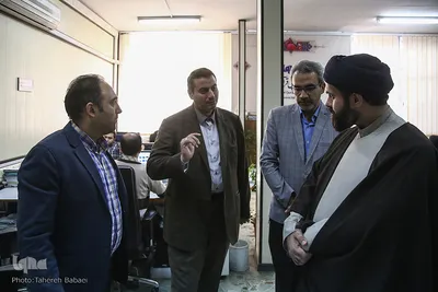 بازدید حجت الاسلام والمسلمین سیدمسعود میریان، مدیر مرکز قرآن کریم آستان قدس رضوی از تحریریه ایکنا