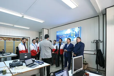 بازدید جوانان هلال احمر از ایکنا
