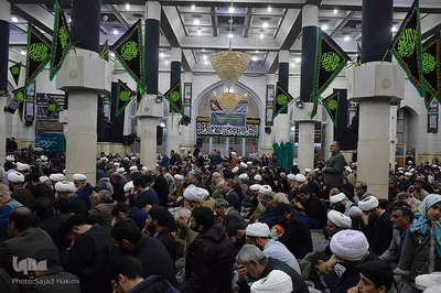 مراسم چهلمین روز ارتحال آیت الله هاشمی شاهرودی در قم