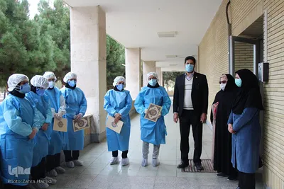 تجلیل از پرستاران بیرجندی خط مقدم کرونا