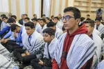 دیدار دانش‌آموزان بسیجی با نماینده ولی‎فقیه در خراسان جنوبی