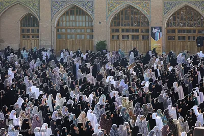 اقامه نماز عید قربان در قزوین