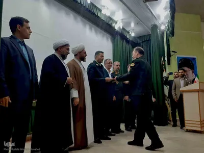 مراسم تکریم و معارفه فرمانده جدید انتظامی اهر