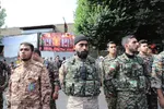 تشییع پیکر بسیجی شهید «امیر حسین‌پور» در تبریز‎