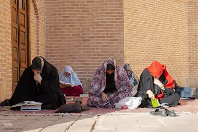 مراسم معنوی اعتکاف در مساجد قزوین