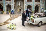کلیپ | ضیافت همدلی در حرم قیدار نبی(ع)