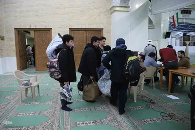 مراسم معنوی اعتکاف در تبریز