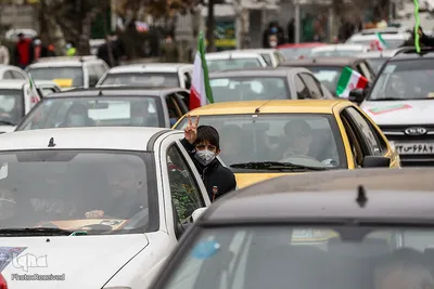 راهپیمایی ماشینی ۲۲بهمن